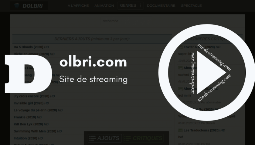site de streaming dolbri